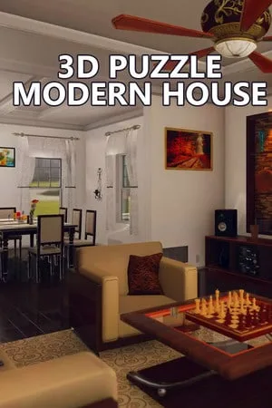 3D PUZZLE — Modern House